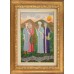 Золотошвейная миниатюра “Алишер Навои и его ученики”