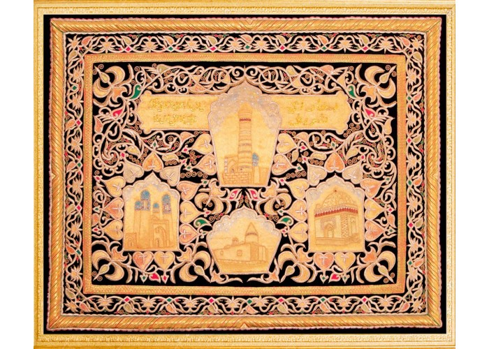 Золотошвейная миниатюра “Бухорои шариф”